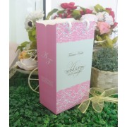 Paper Bag Tall Lace Pink
